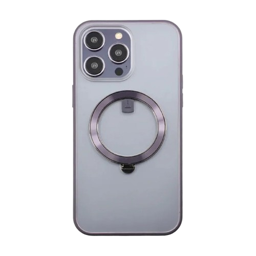 TEST - iPhone 14 Pro Max Skal med MagSafe Stativ Rvelon - Lila