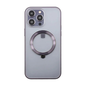 TEST - iPhone 14 Pro Max Skal med MagSafe Stativ Rvelon - Lila