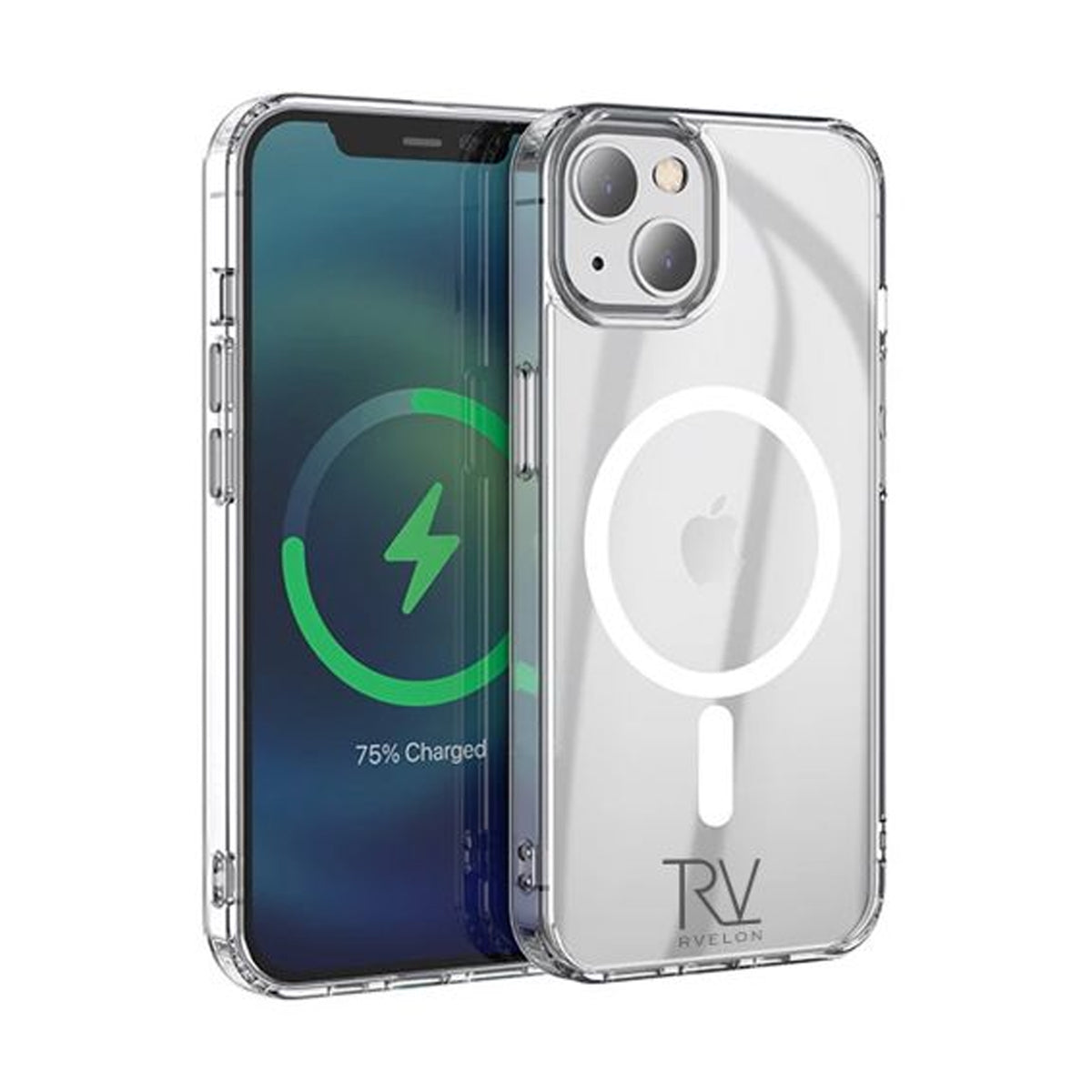 iPhone 14 Plus Stöttåligt Skal Rvelon MagSafe - Transparent