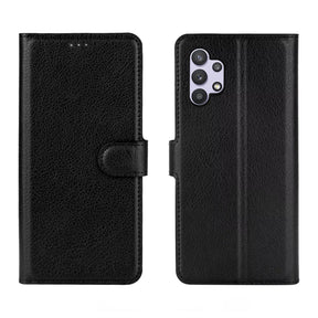 Samsung Galaxy A32 5G Plånboksfodral Magnet Rvelon - Svart