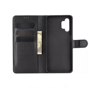 Samsung Galaxy A32 5G Plånboksfodral Magnet Rvelon - Svart