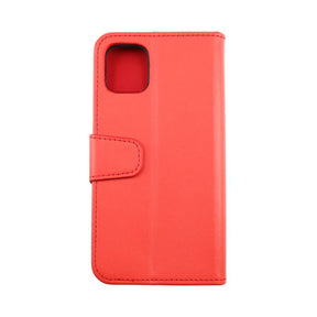 iPhone 11 Plånboksfodral Extra Kortfack Rvelon - Röd