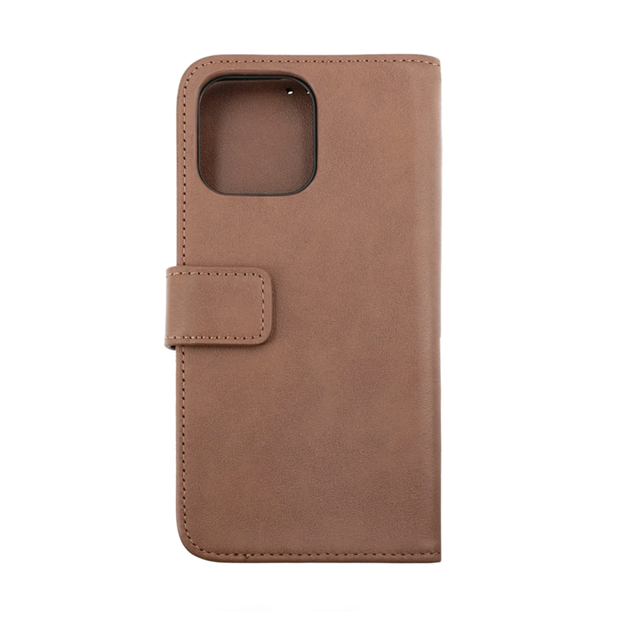 iPhone 14 Pro Plånboksfodral Läder Rvelon - Brun