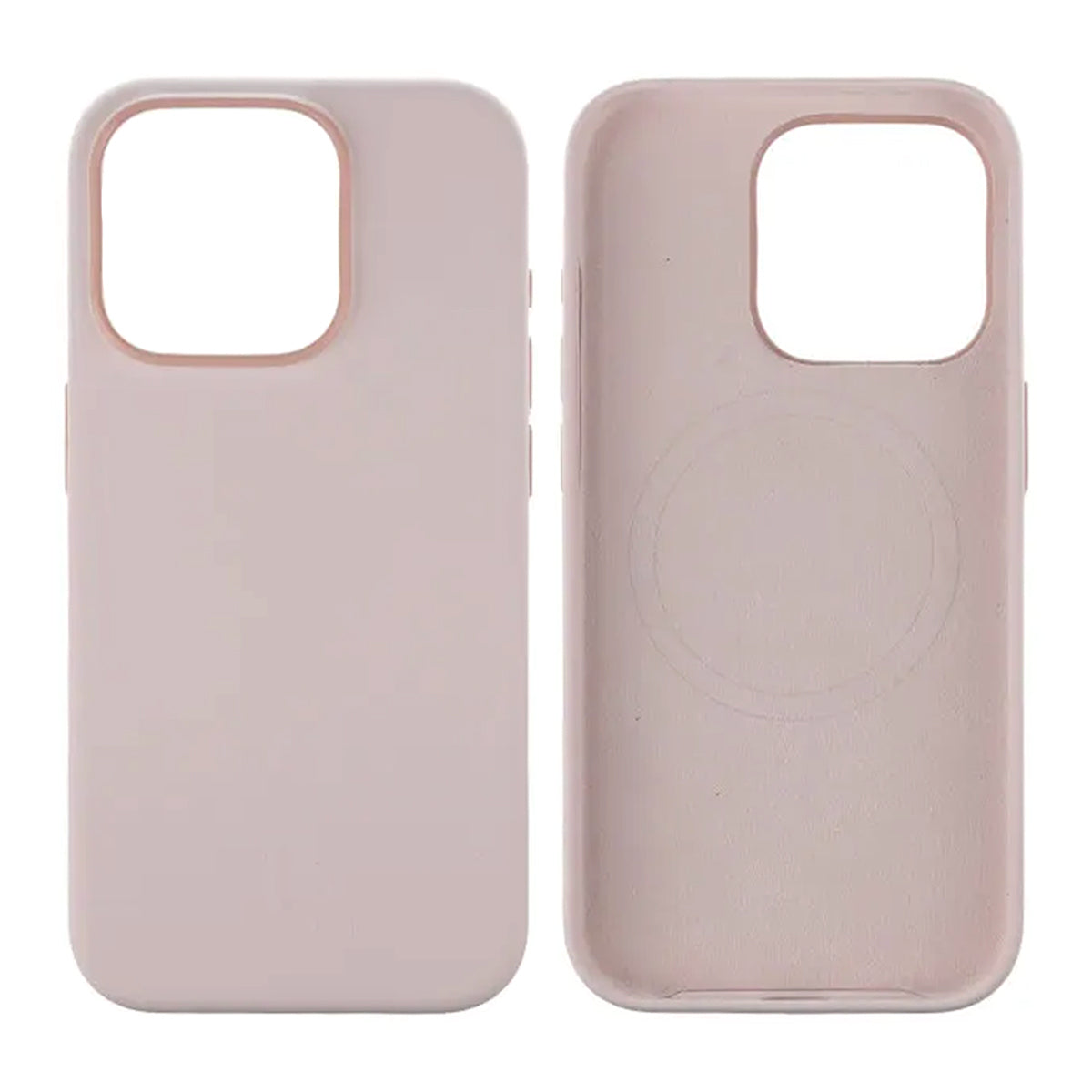 iPhone 15 Pro Silikonskal Rvelon MagSafe - Rosa