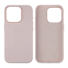 iPhone 15 Pro Silikonskal Rvelon MagSafe - Rosa