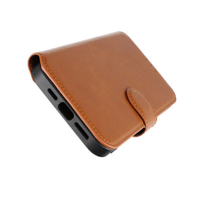 iPhone 15 Pro Max Plånboksfodral med Magsafe Rvelon - Brun
