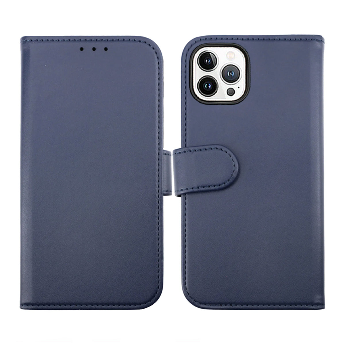 iPhone 14 Pro Max Plånboksfodral Magnet Rvelon - Blå