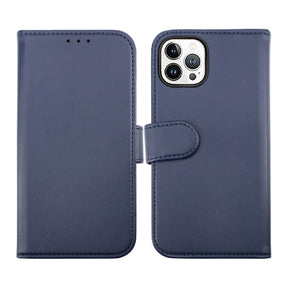 iPhone 14 Pro Max Plånboksfodral Magnet Rvelon - Blå
