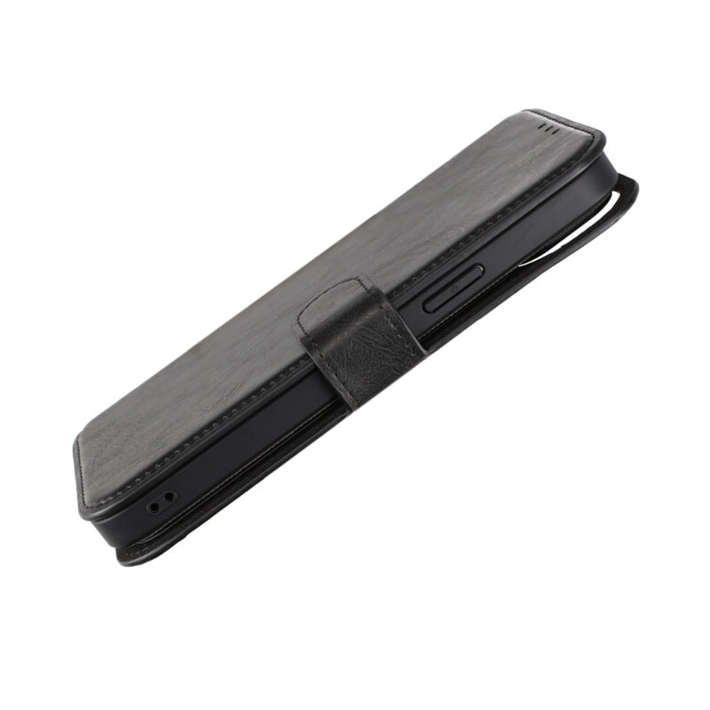 iPhone 15 Plus Plånboksfodral Magnet Rvelon - Svart