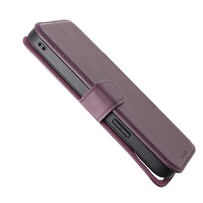 iPhone 15 Plus Plånboksfodral Magnet Rvelon - Lila