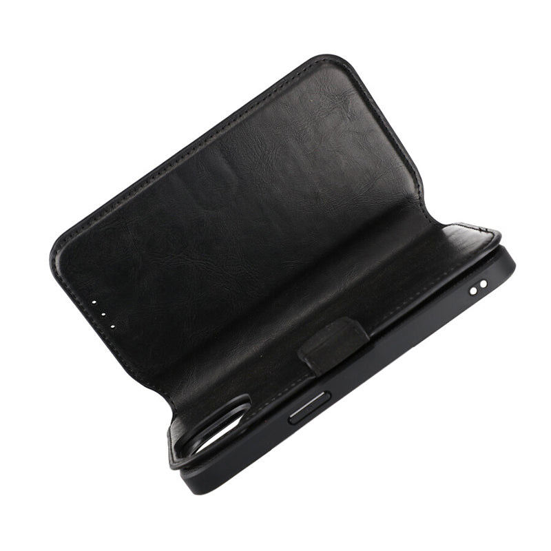 iPhone 15 Plånboksfodral Magnet Rvelon - Svart