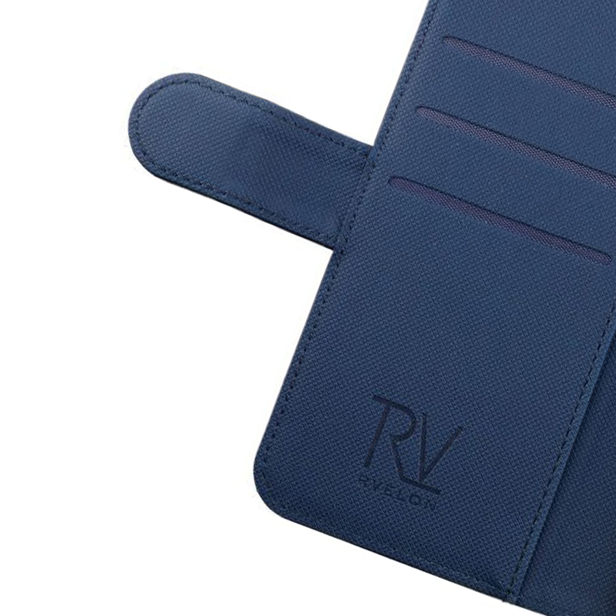 iPhone 12/12 Pro Plånboksfodral Magnet Rvelon - Blå