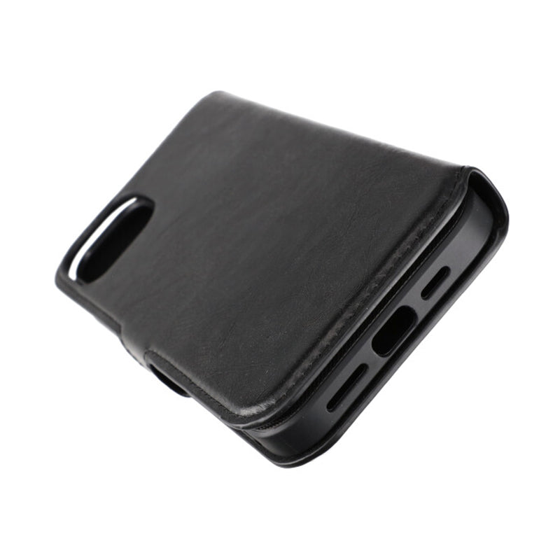 iPhone 15 Plus Plånboksfodral Magnet Rvelon - Svart