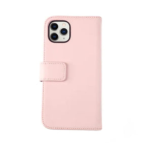 iPhone 11 Pro Plånboksfodral Låder Rvelon - Rosa