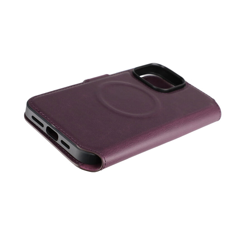 iPhone 15 Pro Max Plånboksfodral med Magsafe Rvelon - Lila