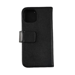 iPhone 13 Mini Plånboksfodral Läder Rvelon - Svart