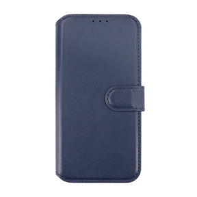 iPhone 15 Pro Max Plånboksfodral Läder Rvelon - Blå