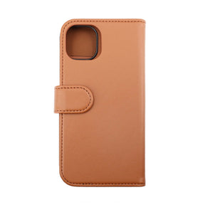 iPhone 14 Pro Plånboksfodral Magnet Rvelon - Brun