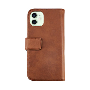 iPhone 11 Plånboksfodral Läder Rvelon - Brun