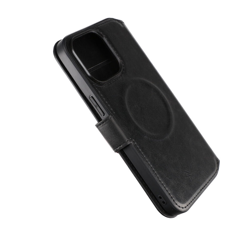 iPhone 15 Pro Max Plånboksfodral med Magsafe Rvelon - Svart