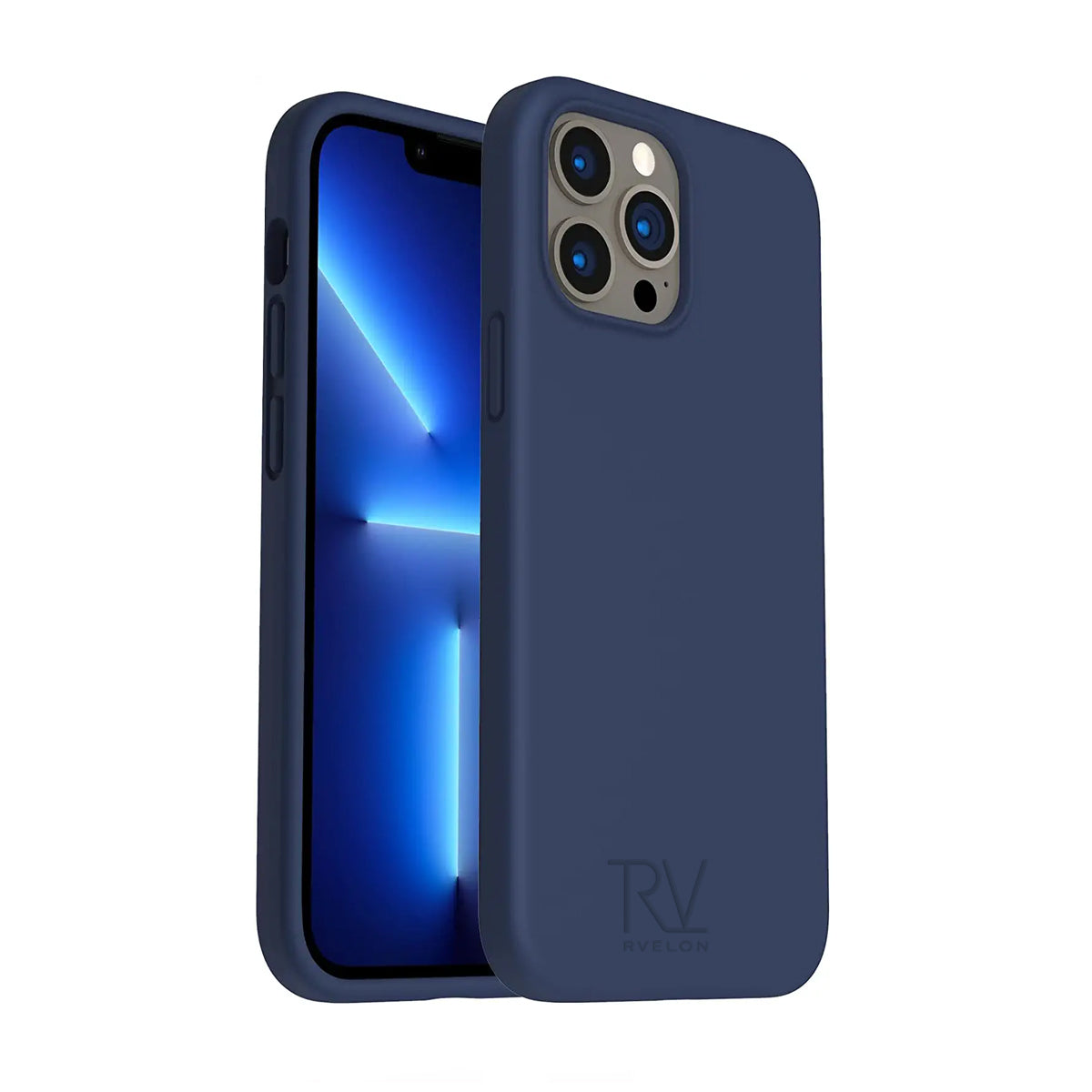iPhone 12/12 Pro Silikonskal Rvelon - Blå