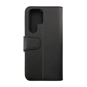 Samsung Galaxy S23 Ultra Plånboksfodral Extra Kortfack Rvelon - Svart