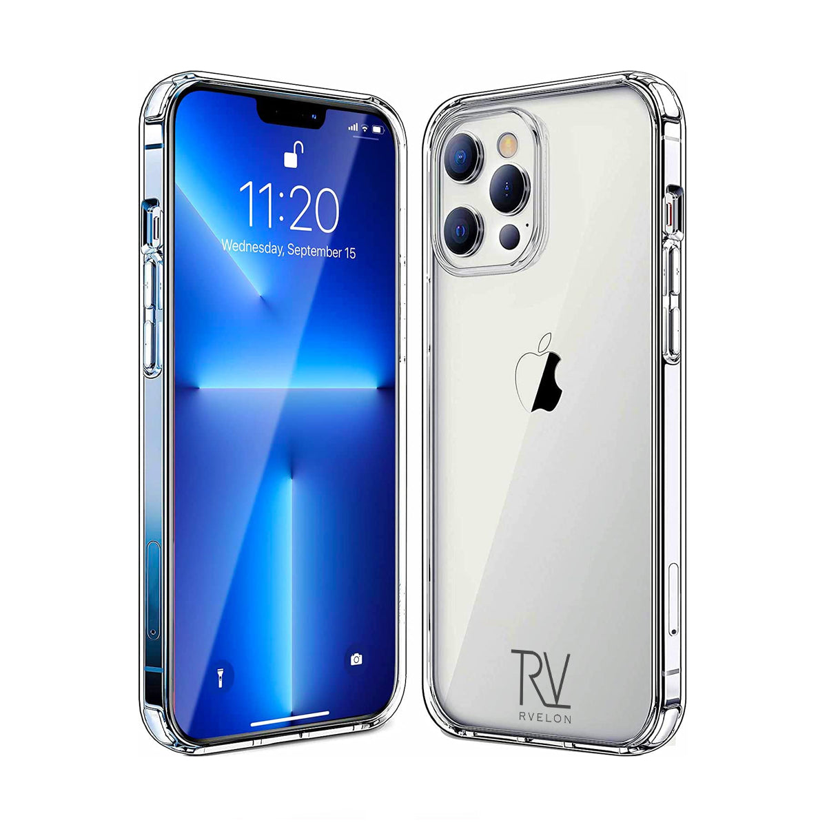 iPhone 13 Pro Max Skal Stöttåligt Rvelon - Transparent