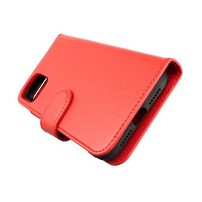 iPhone 11 Plånboksfodral Magnet Rvelon - Röd