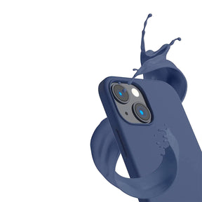 iPhone 14 Silikonskal Rvelon - Blå