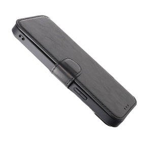 iPhone 15 Plus Plånboksfodral med Magsafe Rvelon - Svart