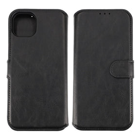 iPhone 15 Plus Plånboksfodral Magnet Rvelon - Svart