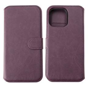 iPhone 15 Pro Max Plånboksfodral Magnet Rvelon - Lila