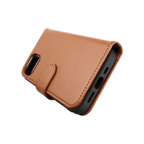 iPhone 13 Plånboksfodral Magnet Rvelon - Guldbrun