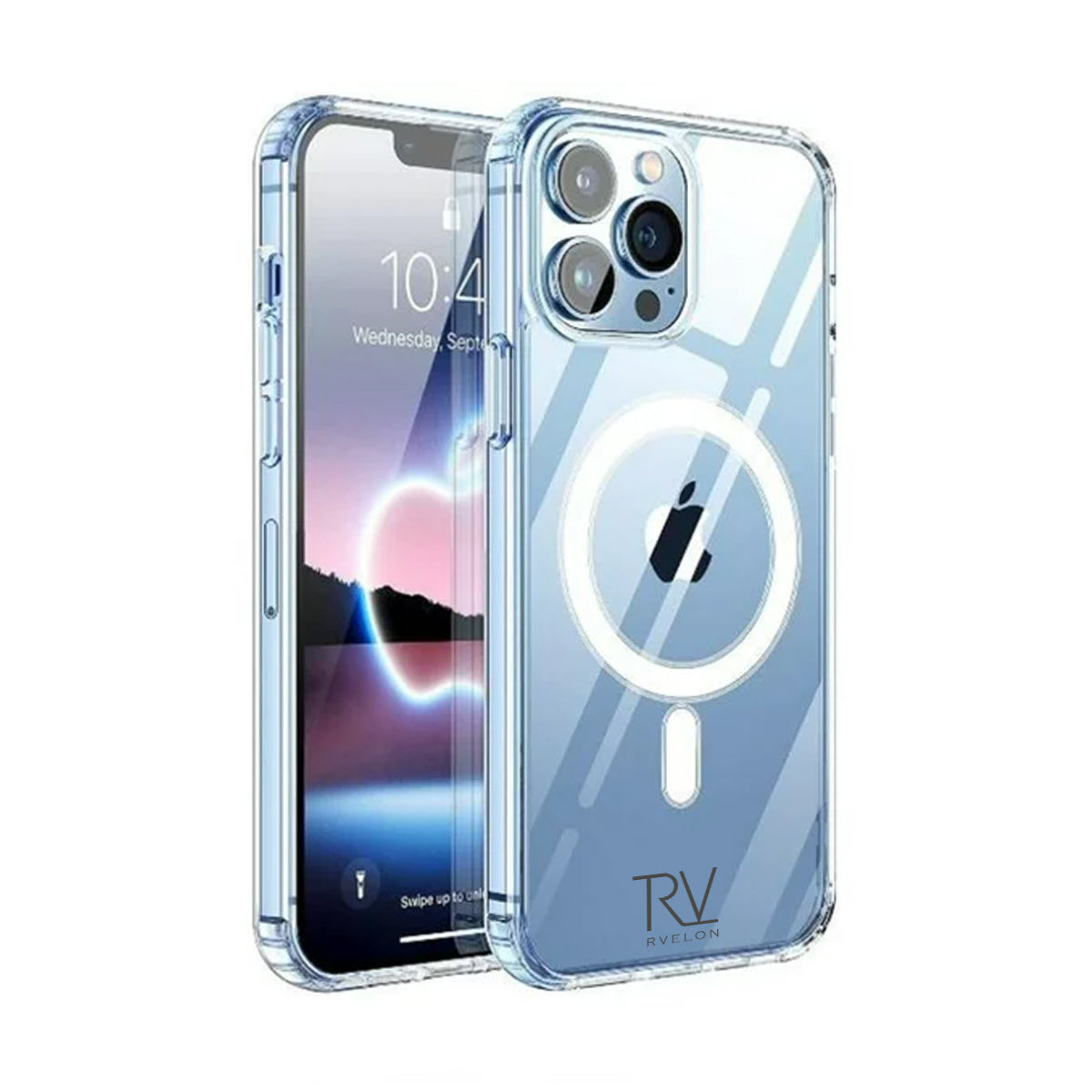 iPhone 13 Pro Skal MagSafe Stöttåligt Rvelon - Transparent
