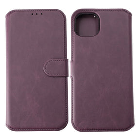 iPhone 15 Plus Plånboksfodral Magnet Rvelon - Lila