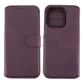 iPhone 15 Pro Plånboksfodral Magnet Rvelon - Lila