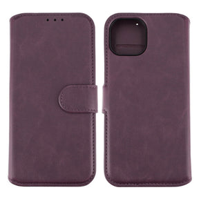 iPhone 15 Plånboksfodral Magnet Rvelon - Lila