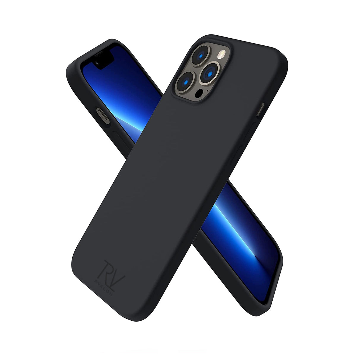 iPhone 13 Pro Max Silikonskal Rvelon - Svart