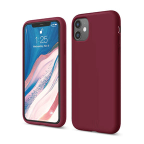 iPhone 11 Silikonskal Rvelon - Vinröd