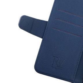 iPhone 13 Pro Max Plånboksfodral Extra Kortfack Rvelon - Blå