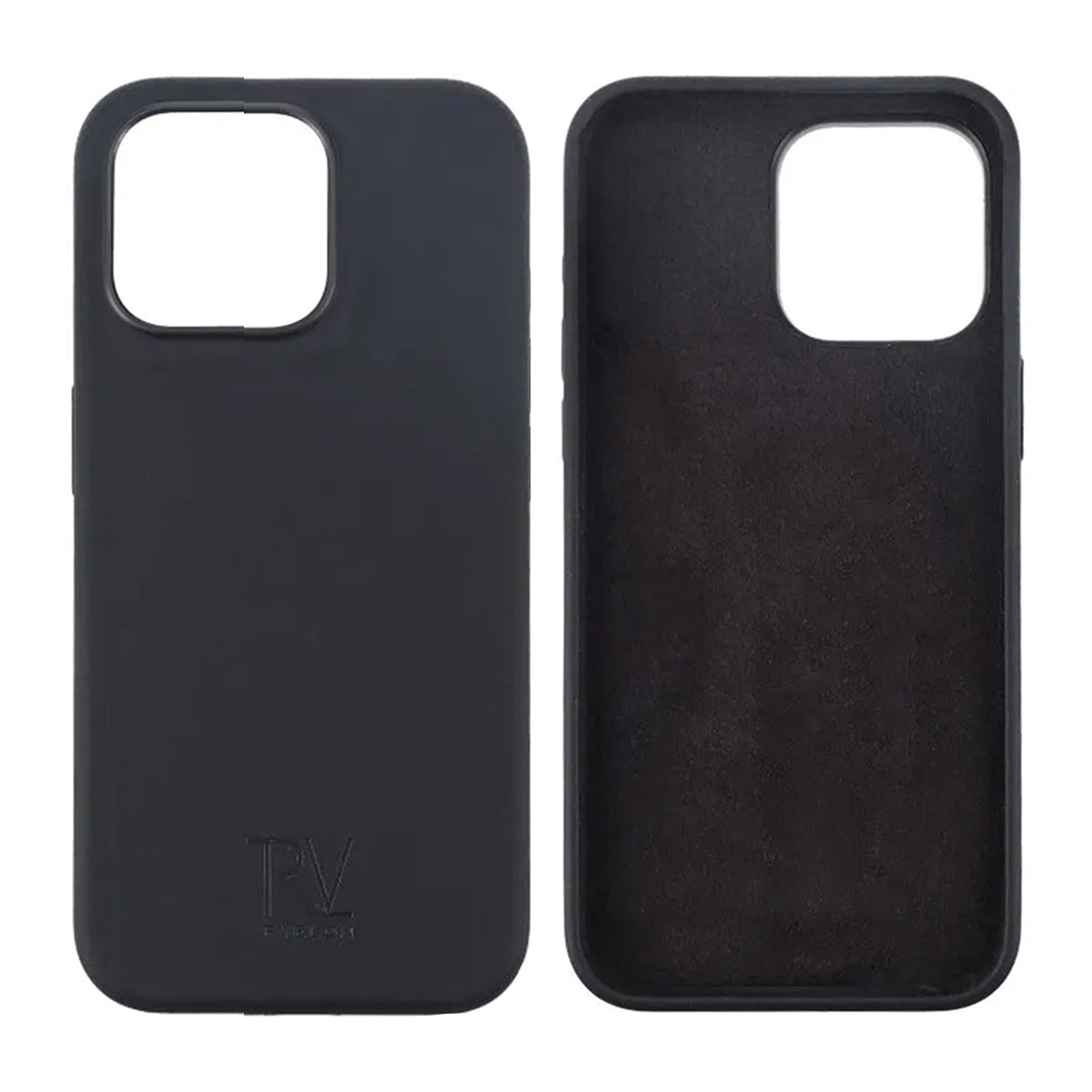iPhone 15 Pro Mobilskal Silikon Rvelon - Svart