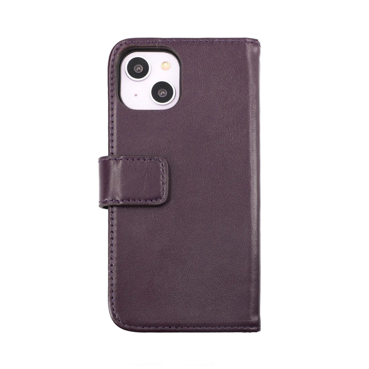 iPhone 14 Plus Plånboksfodral Läder Rvelon - Lila