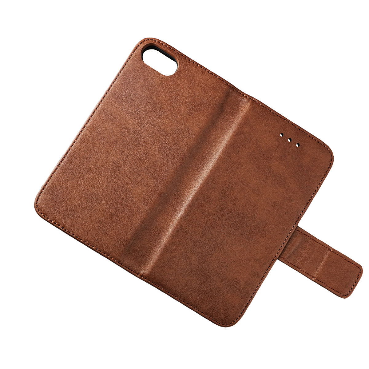 iPhone 7/8/SE 2020 Plånboksfodral Läder Rvelon - Brun