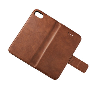 iPhone 7/8/SE 2020 Plånboksfodral Läder Rvelon - Brun