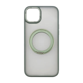 iPhone 15 Plus Skal med MagSafe Stativ Rvelon - Grön