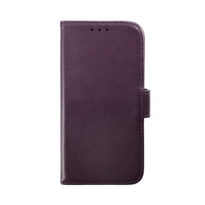 iPhone 14 Pro Max Plånboksfodral Läder Rvelon - Lila
