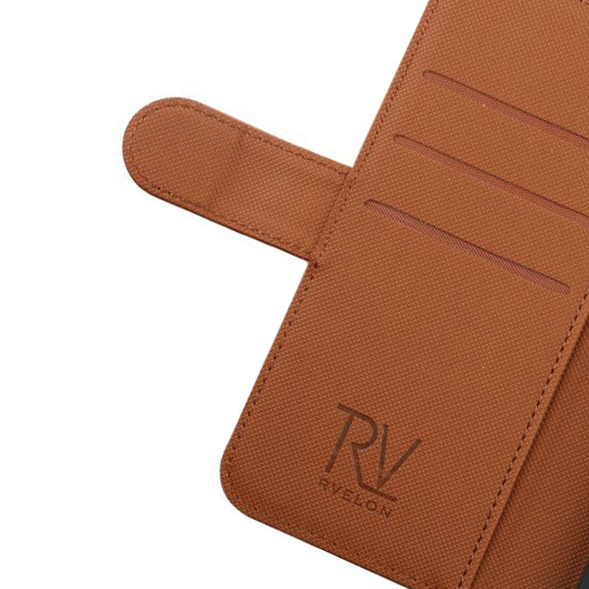 iPhone 13 Plånboksfodral Magnet Rvelon - Guldbrun