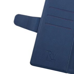 Samsung Galaxy S22 Ultra Plånboksfodral med Extra Kortfack Rvelon - Blå
