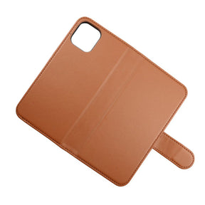 iPhone 13 Plånboksfodral Magnet Rvelon - Guldbrun