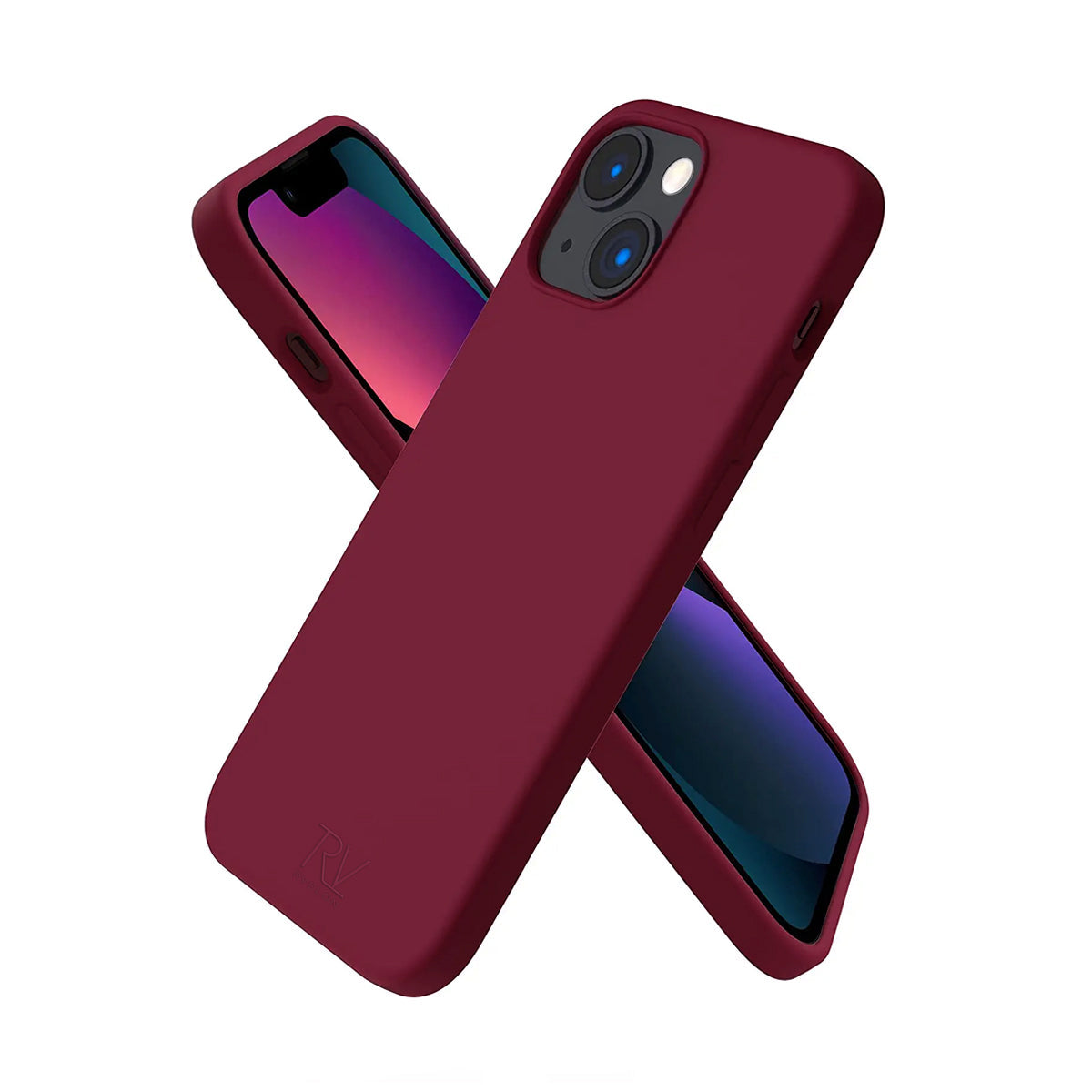 iPhone 14 Plus Silikonskal Rvelon - Röd